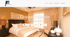 Desktop Screenshot of cortinascalderon.net