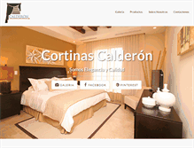 Tablet Screenshot of cortinascalderon.net